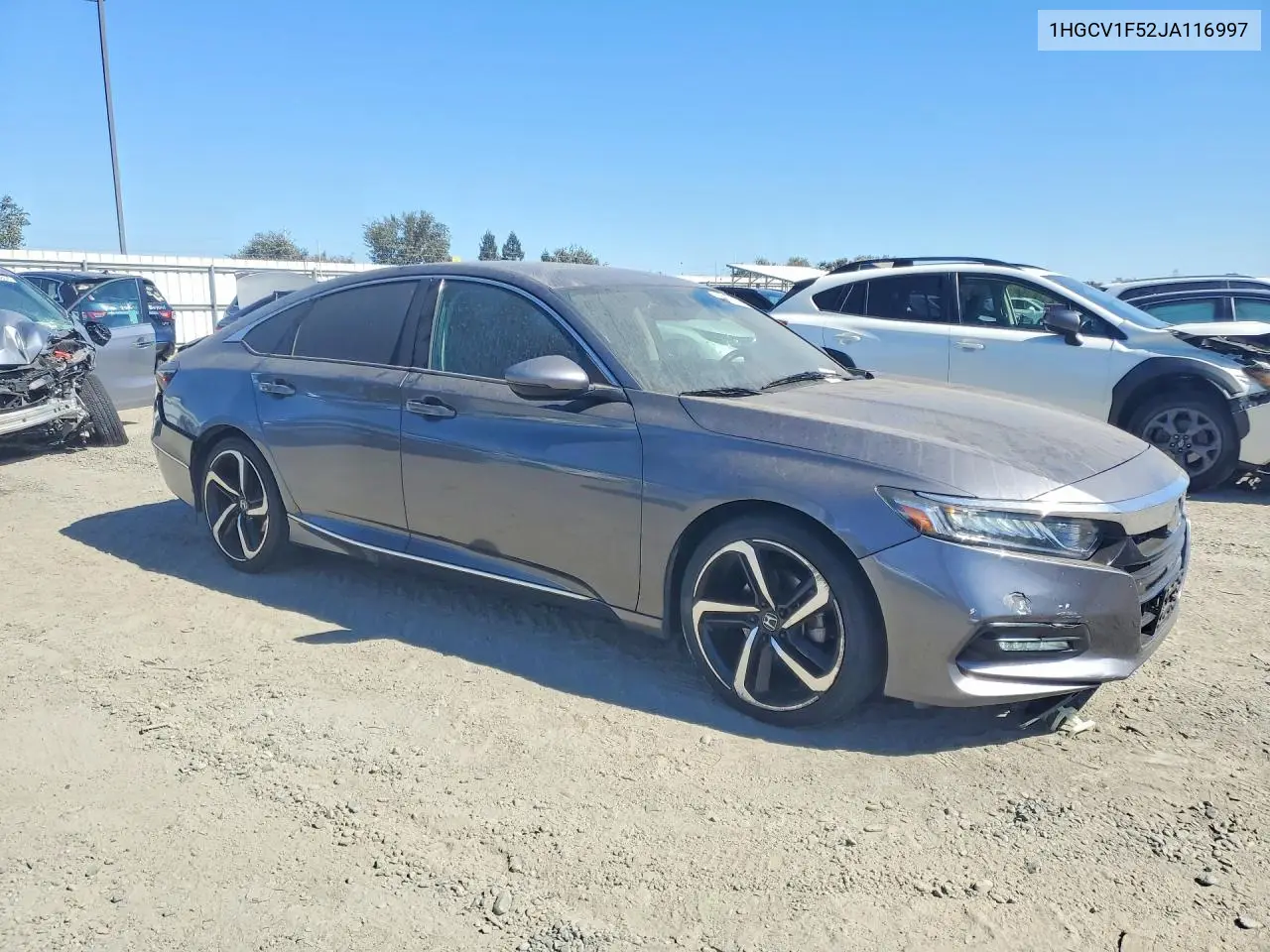 2018 HONDA ACCORD VIN 1HGCV1F52JA116997 — фото 4