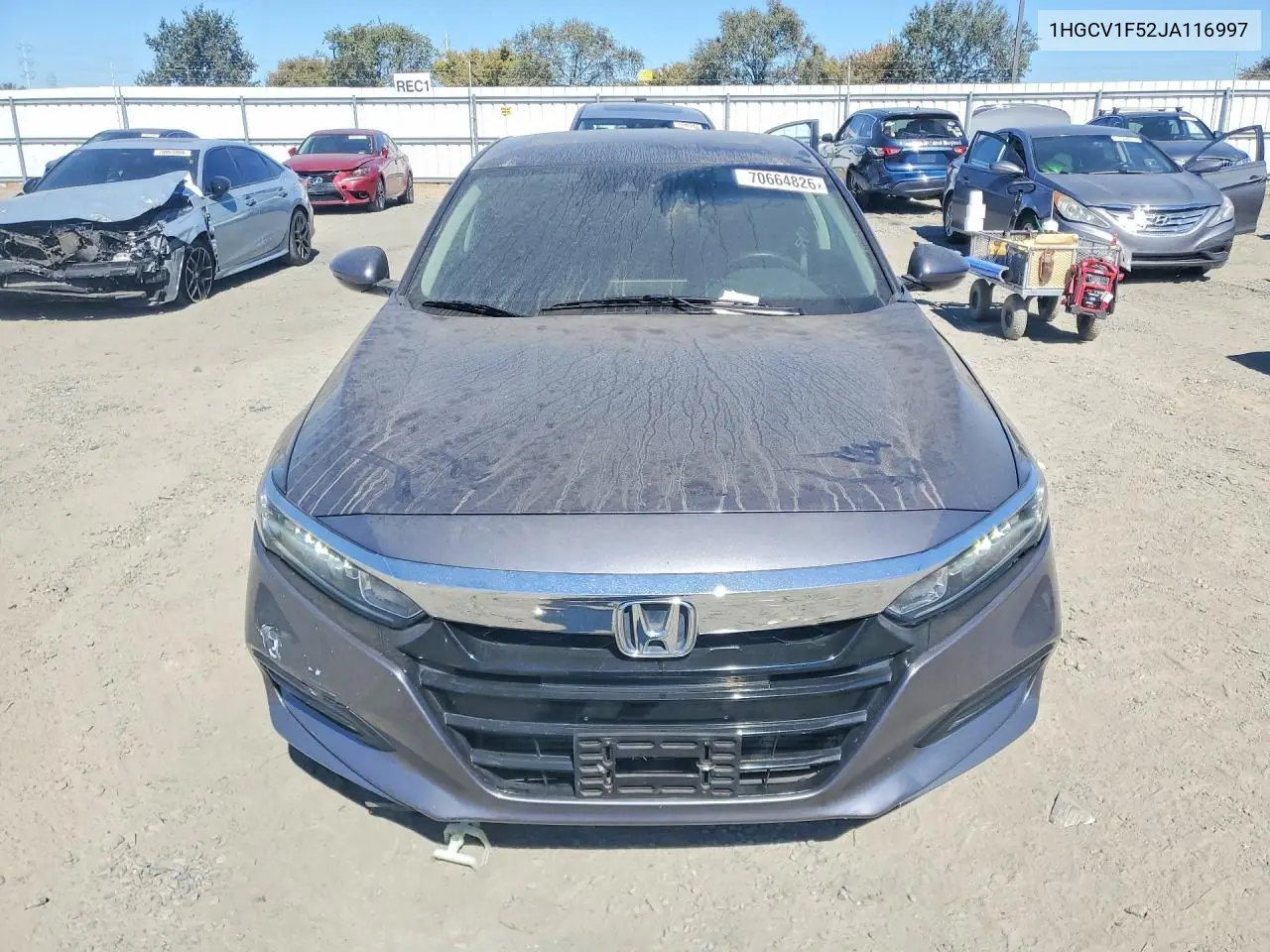 2018 HONDA ACCORD VIN 1HGCV1F52JA116997 — фото 5