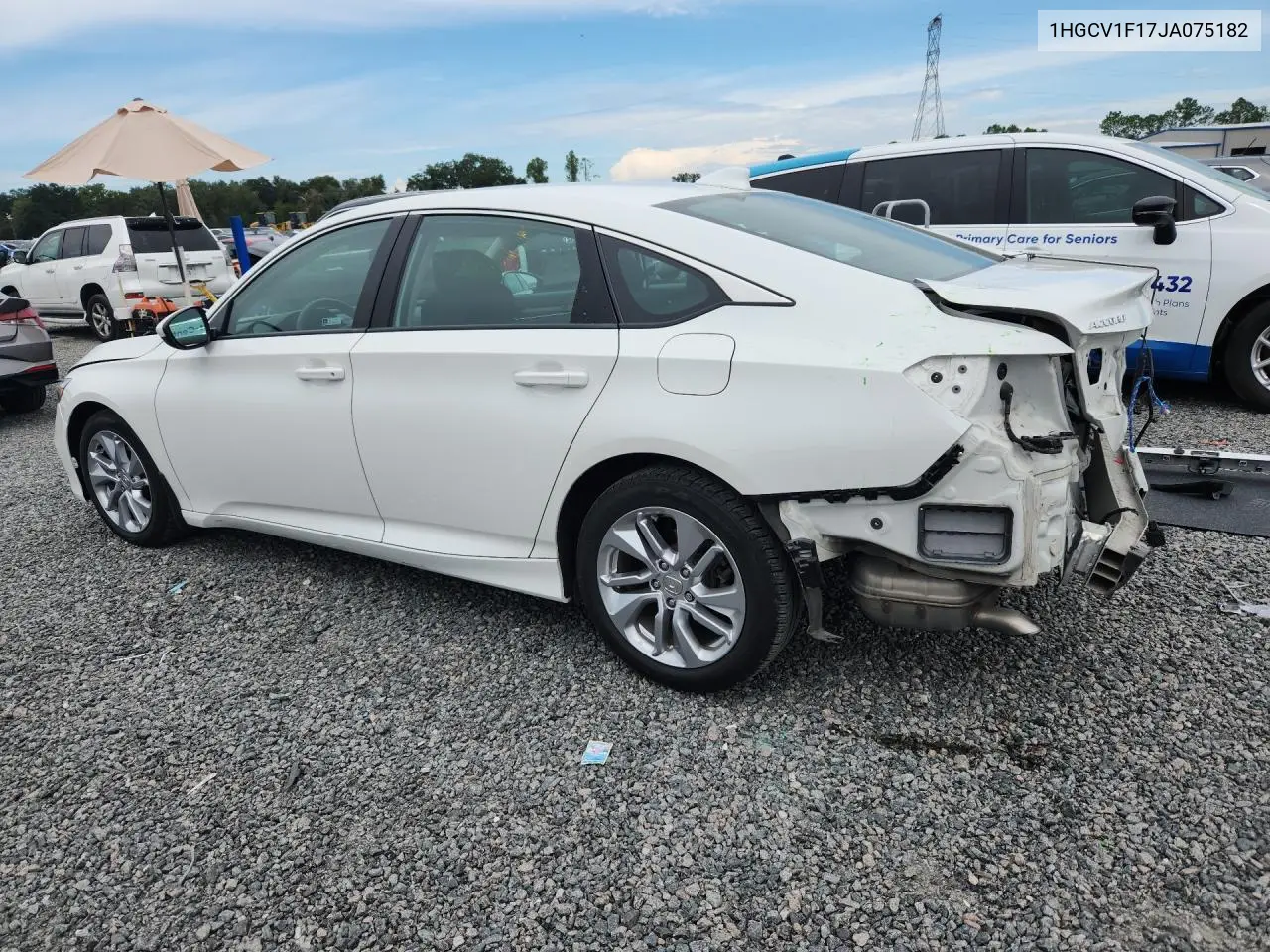 2018 HONDA ACCORD VIN 1HGCV1F17JA075182 — фото 2