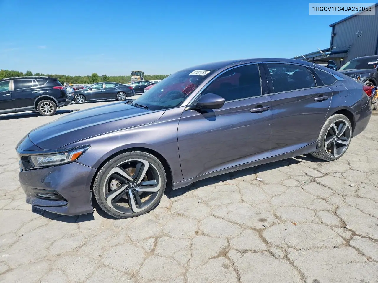 HONDA ACCORD 2018, VIN 1HGCV1F34JA259058