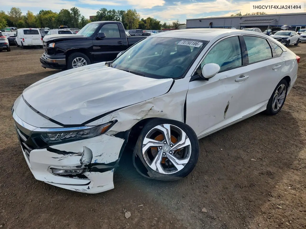 HONDA ACCORD 2018, VIN 1HGCV1F4XJA241494