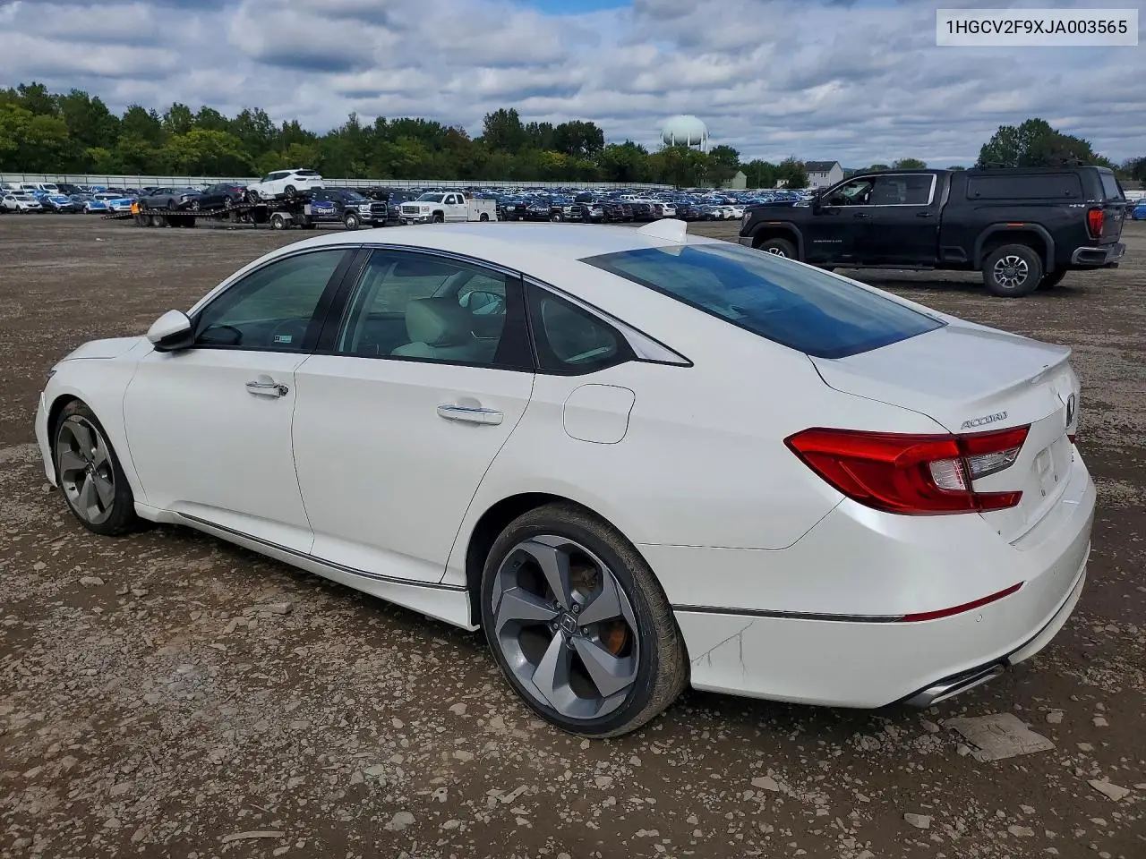 2018 HONDA ACCORD VIN 1HGCV2F9XJA003565 — фото 2