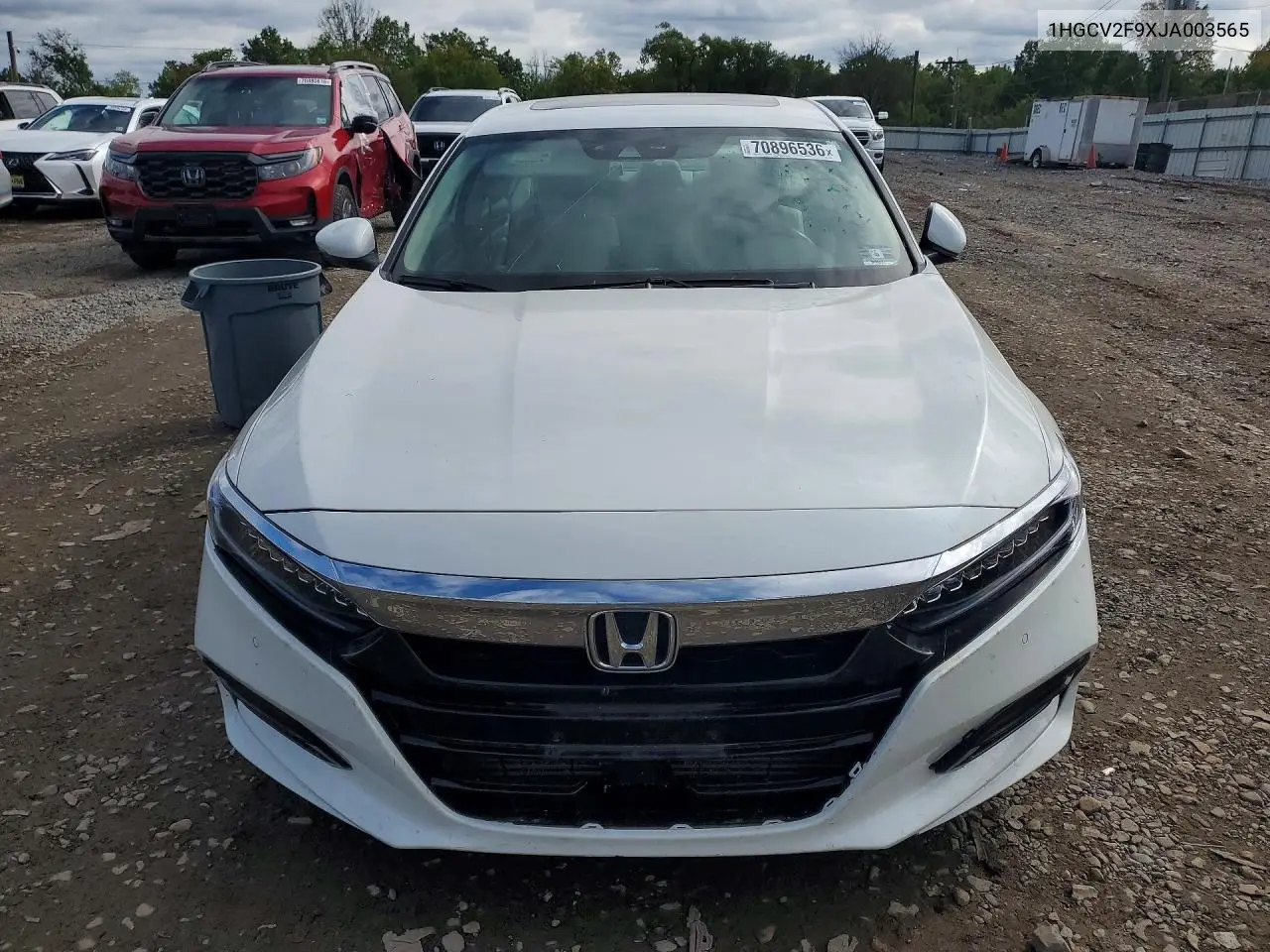 2018 HONDA ACCORD VIN 1HGCV2F9XJA003565 — фото 5