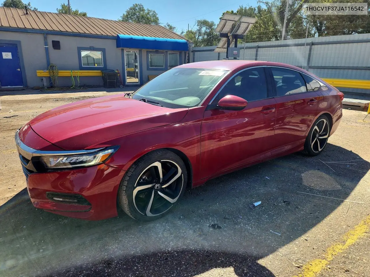 HONDA ACCORD 2018, VIN 1HGCV1F37JA116542