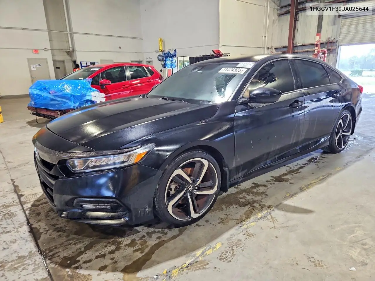HONDA ACCORD 2018, VIN 1HGCV1F39JA025644