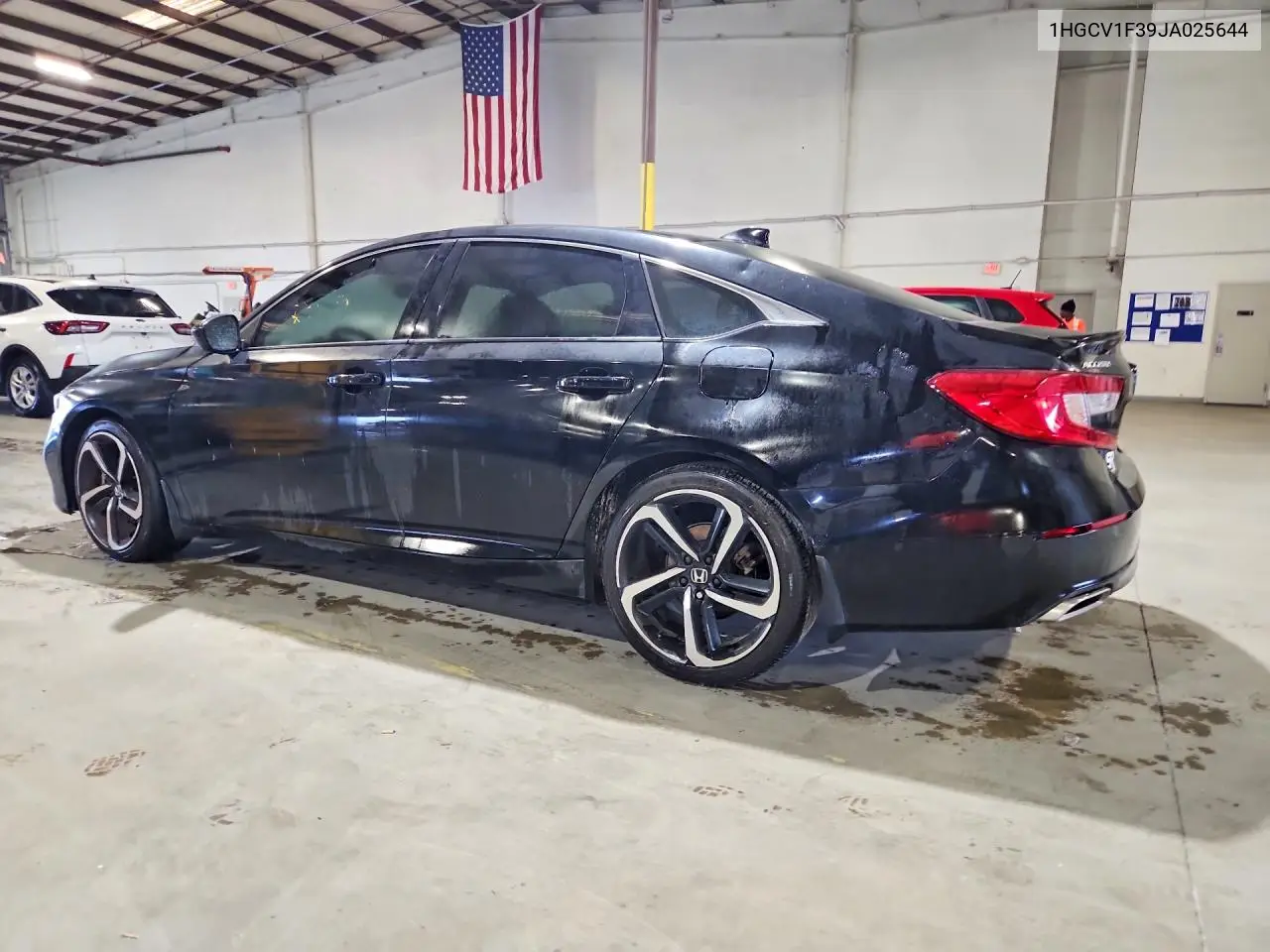 2018 HONDA ACCORD VIN 1HGCV1F39JA025644 — фото 2