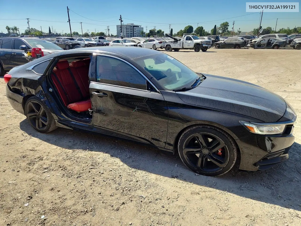 2018 HONDA ACCORD VIN 1HGCV1F32JA199121 — фото 4