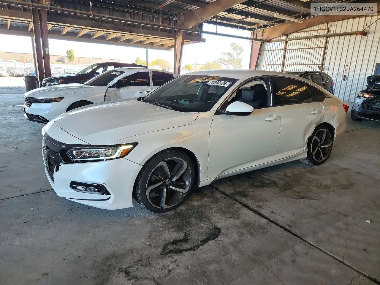 HONDA ACCORD 2018, VIN 1HGCV1F32JA264470