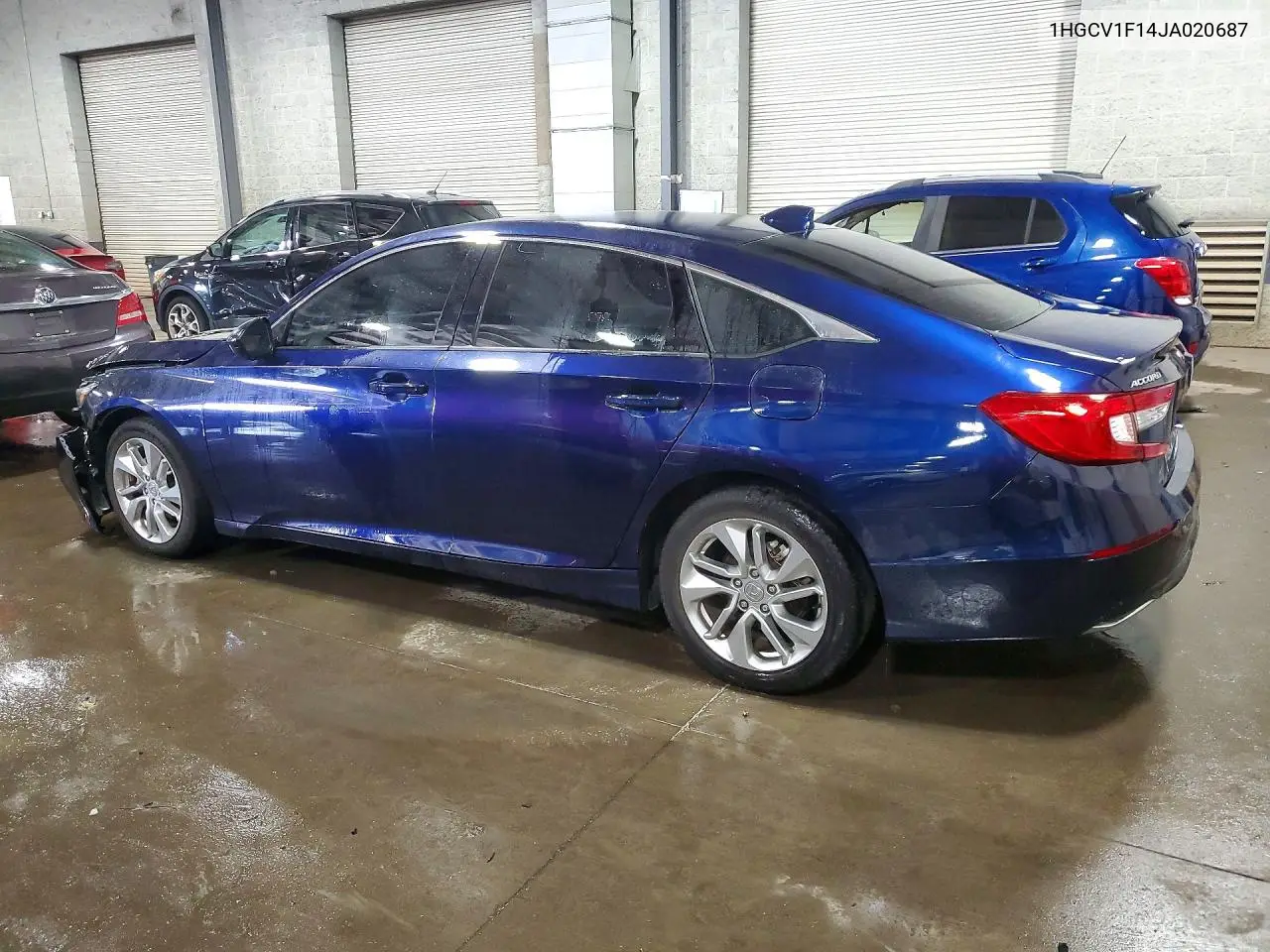 2018 HONDA ACCORD VIN 1HGCV1F14JA020687 — фото 2