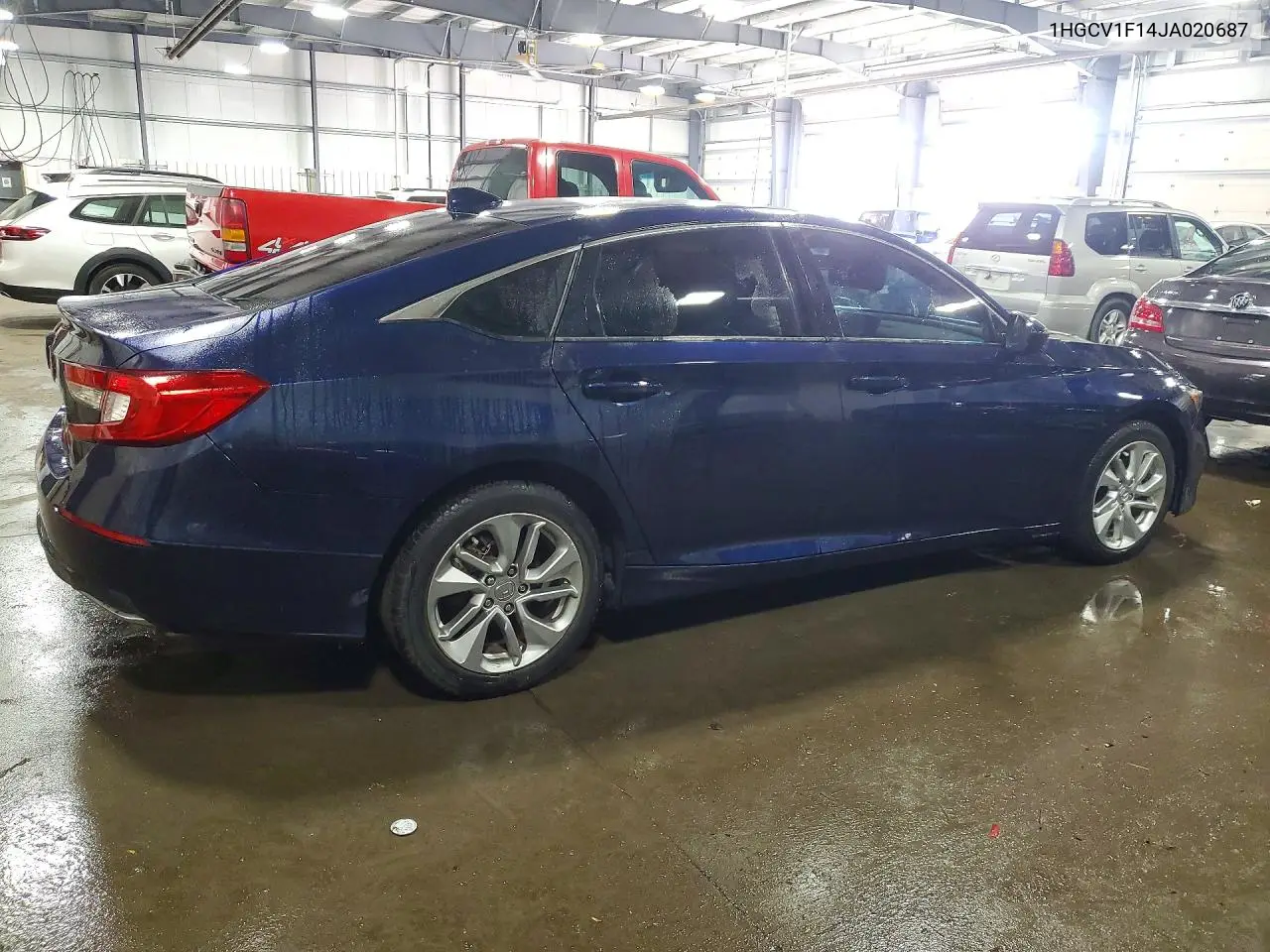2018 HONDA ACCORD VIN 1HGCV1F14JA020687 — фото 3