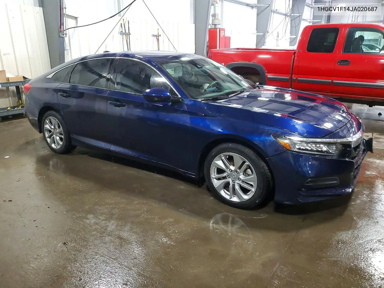 2018 HONDA ACCORD VIN 1HGCV1F14JA020687 — фото 4