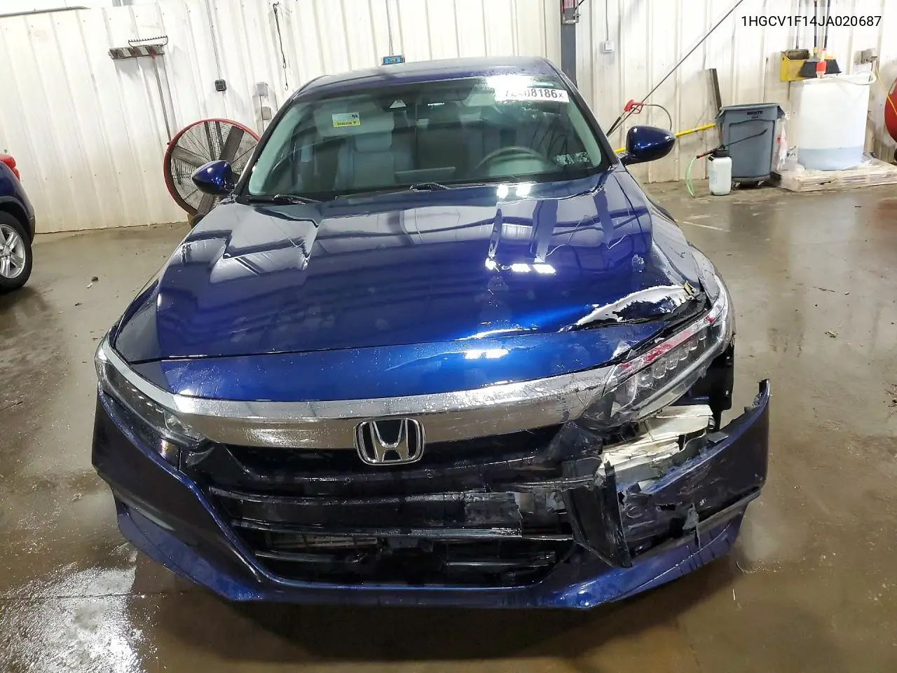 2018 HONDA ACCORD VIN 1HGCV1F14JA020687 — фото 5