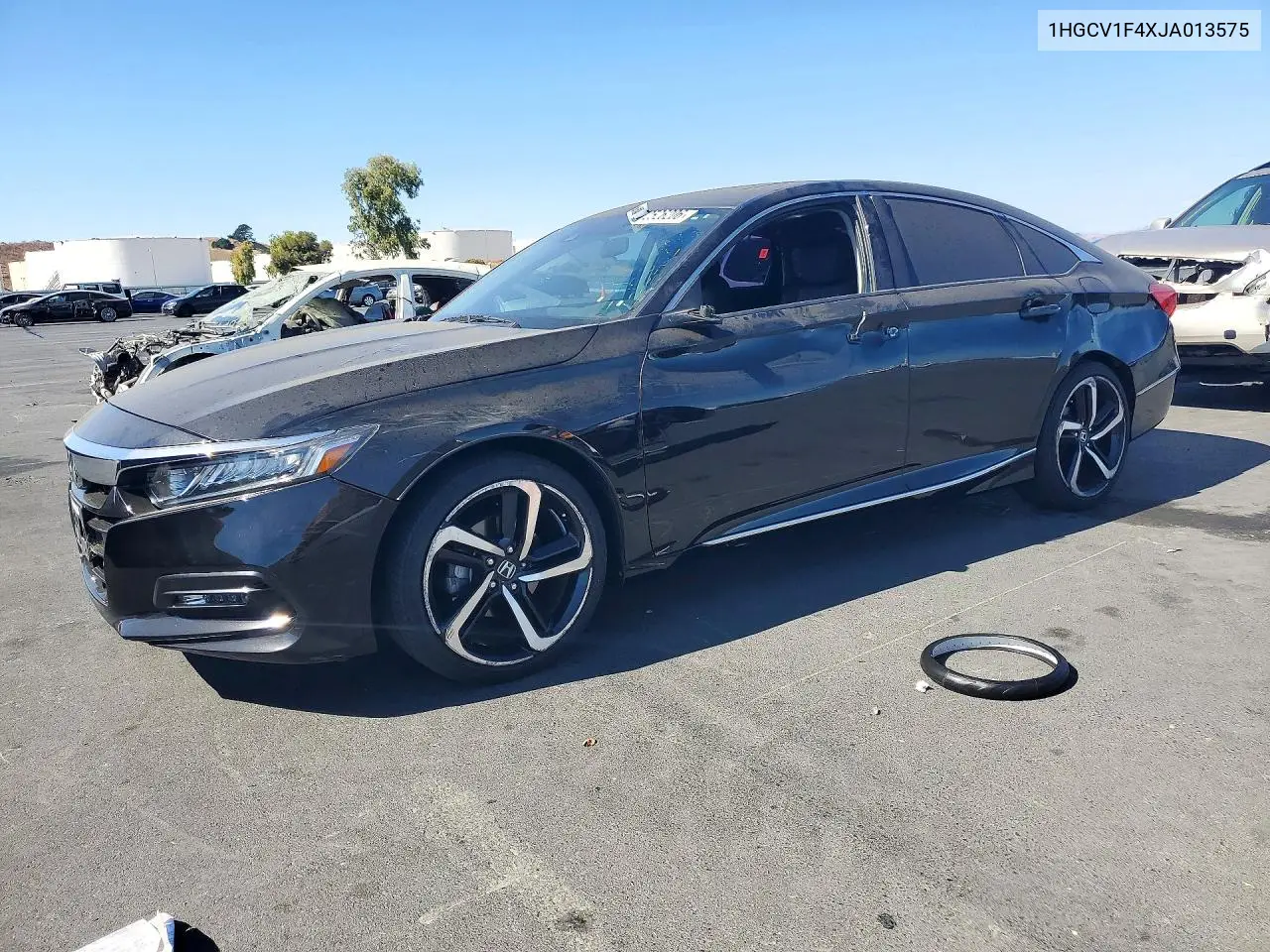 HONDA ACCORD 2018, VIN 1HGCV1F4XJA013575
