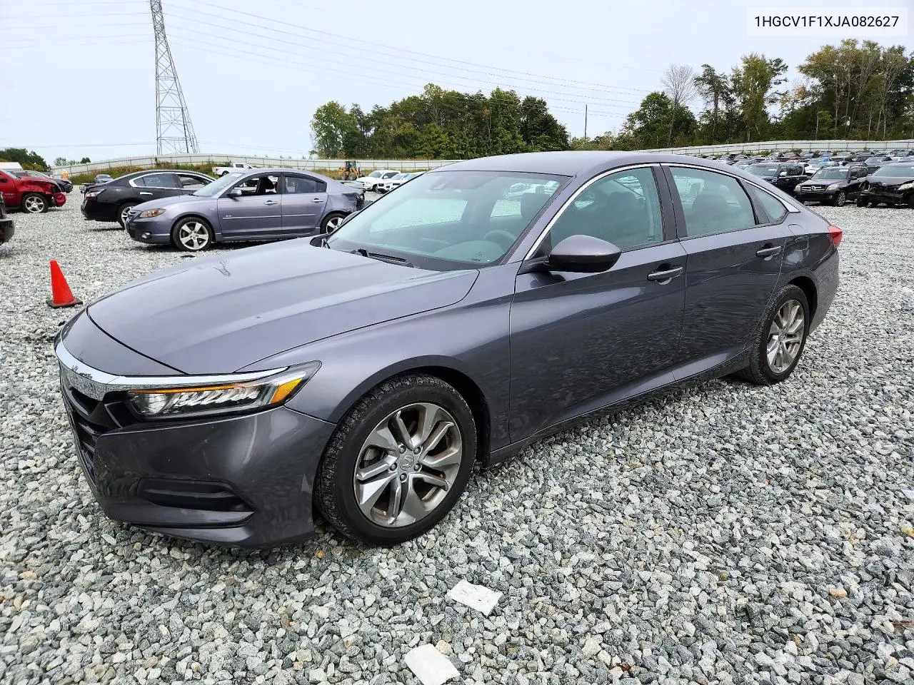HONDA ACCORD 2018, VIN 1HGCV1F1XJA082627