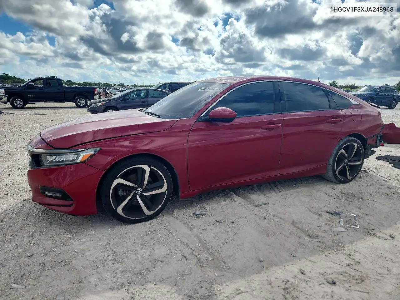 HONDA ACCORD 2018, VIN 1HGCV1F3XJA248968