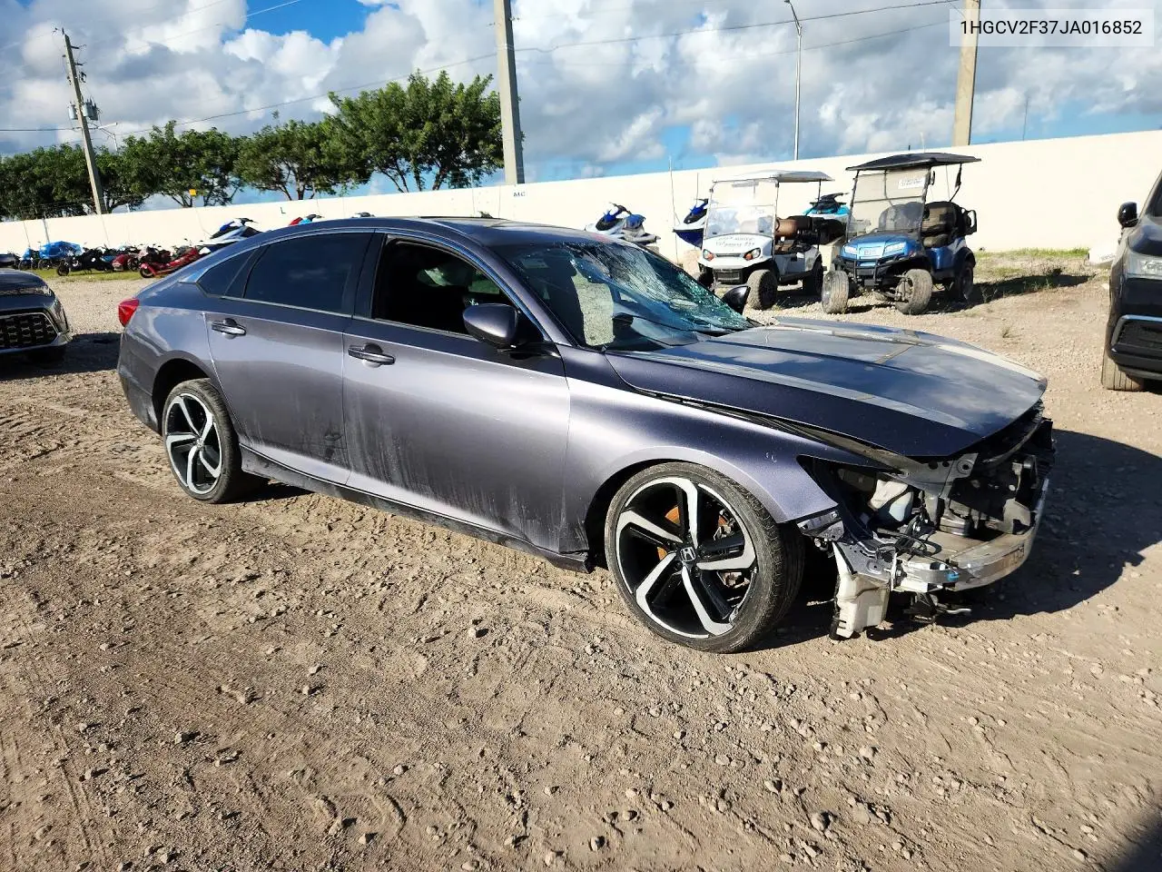 2018 HONDA ACCORD VIN 1HGCV2F37JA016852 — фото 4