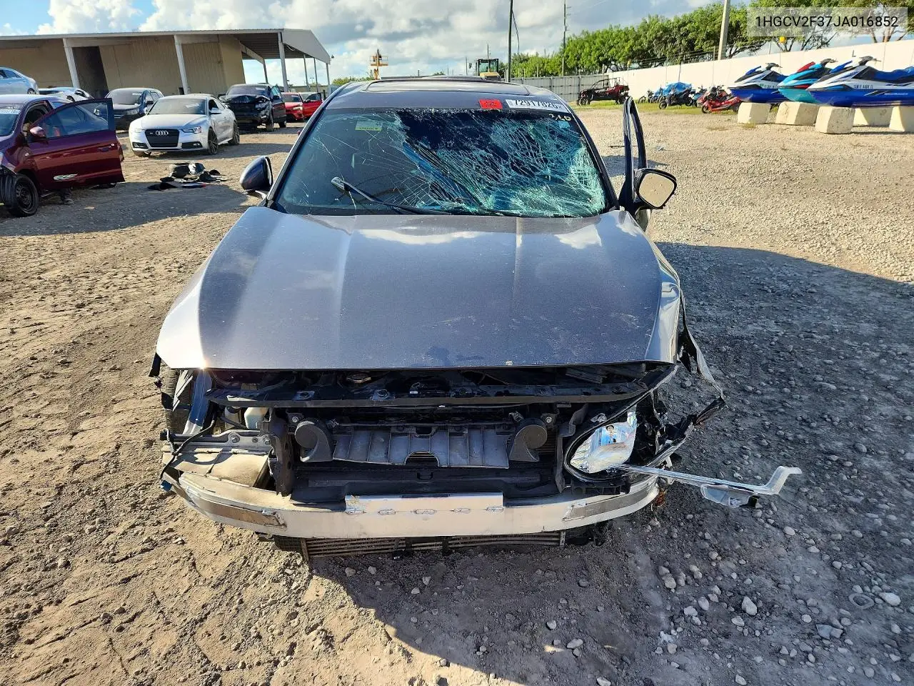2018 HONDA ACCORD VIN 1HGCV2F37JA016852 — фото 5