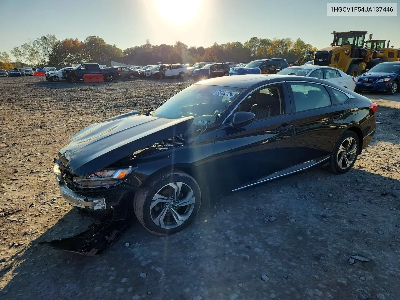 HONDA ACCORD 2018, VIN 1HGCV1F54JA137446