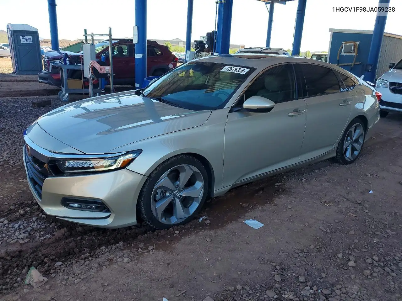HONDA ACCORD 2018, VIN 1HGCV1F98JA059238