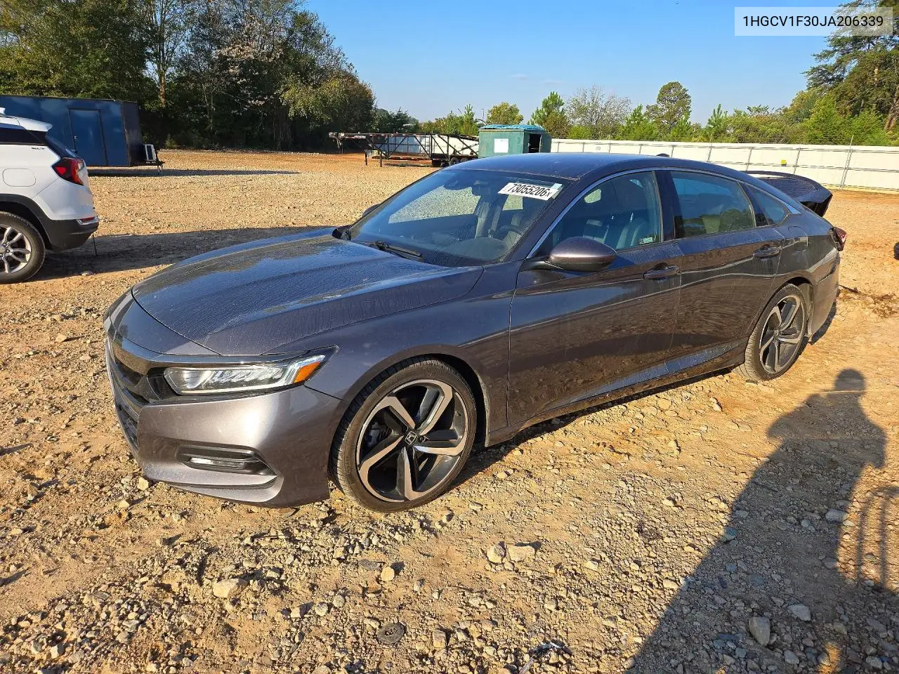 HONDA ACCORD 2018, VIN 1HGCV1F30JA206339
