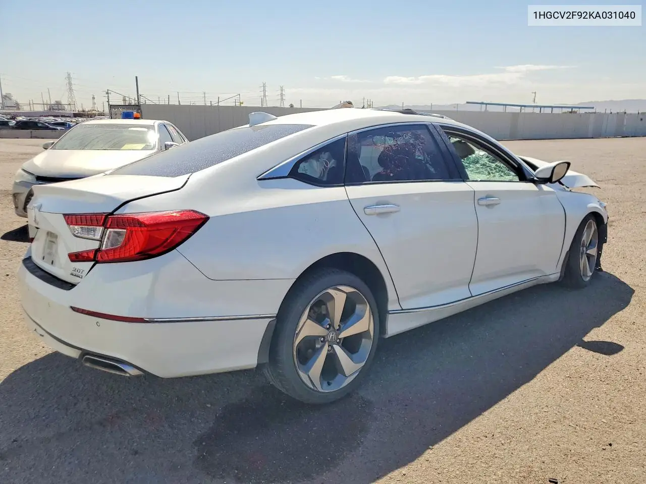 2019 HONDA ACCORD VIN 1HGCV2F92KA031040 — фото 3
