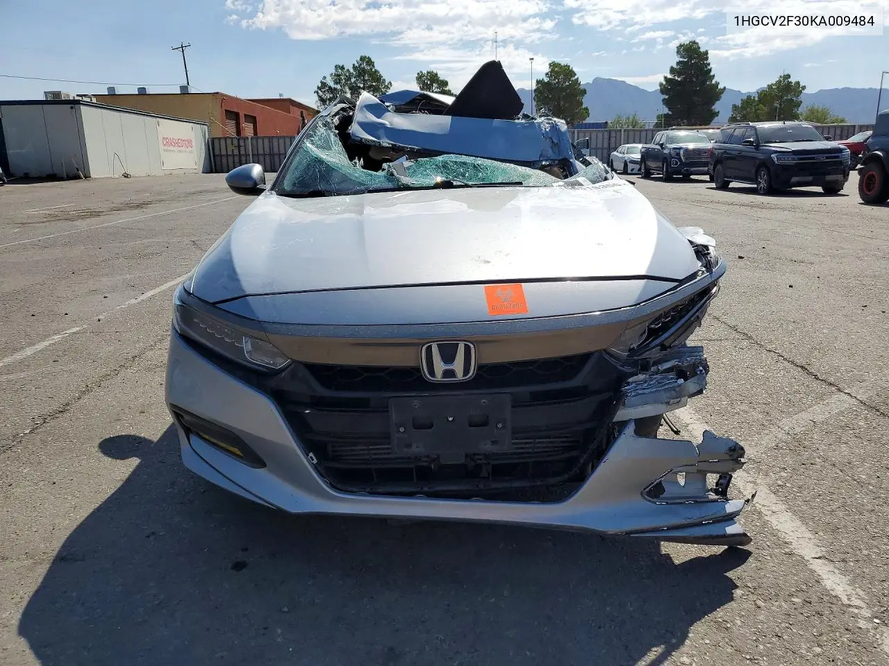 2019 HONDA ACCORD VIN 1HGCV2F30KA009484 — фото 5
