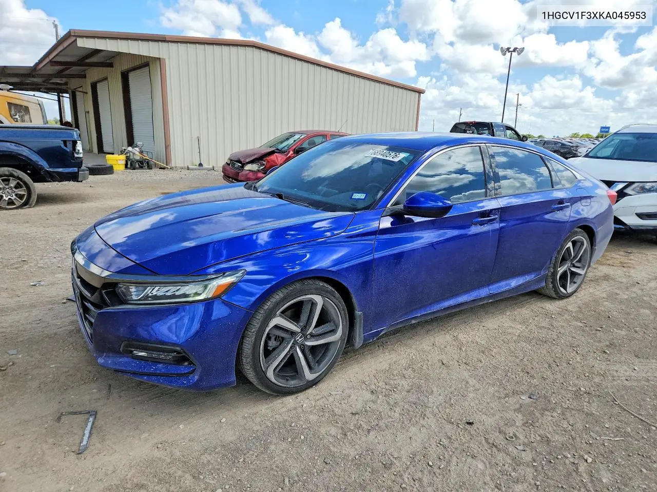 HONDA ACCORD 2019, VIN 1HGCV1F3XKA045953
