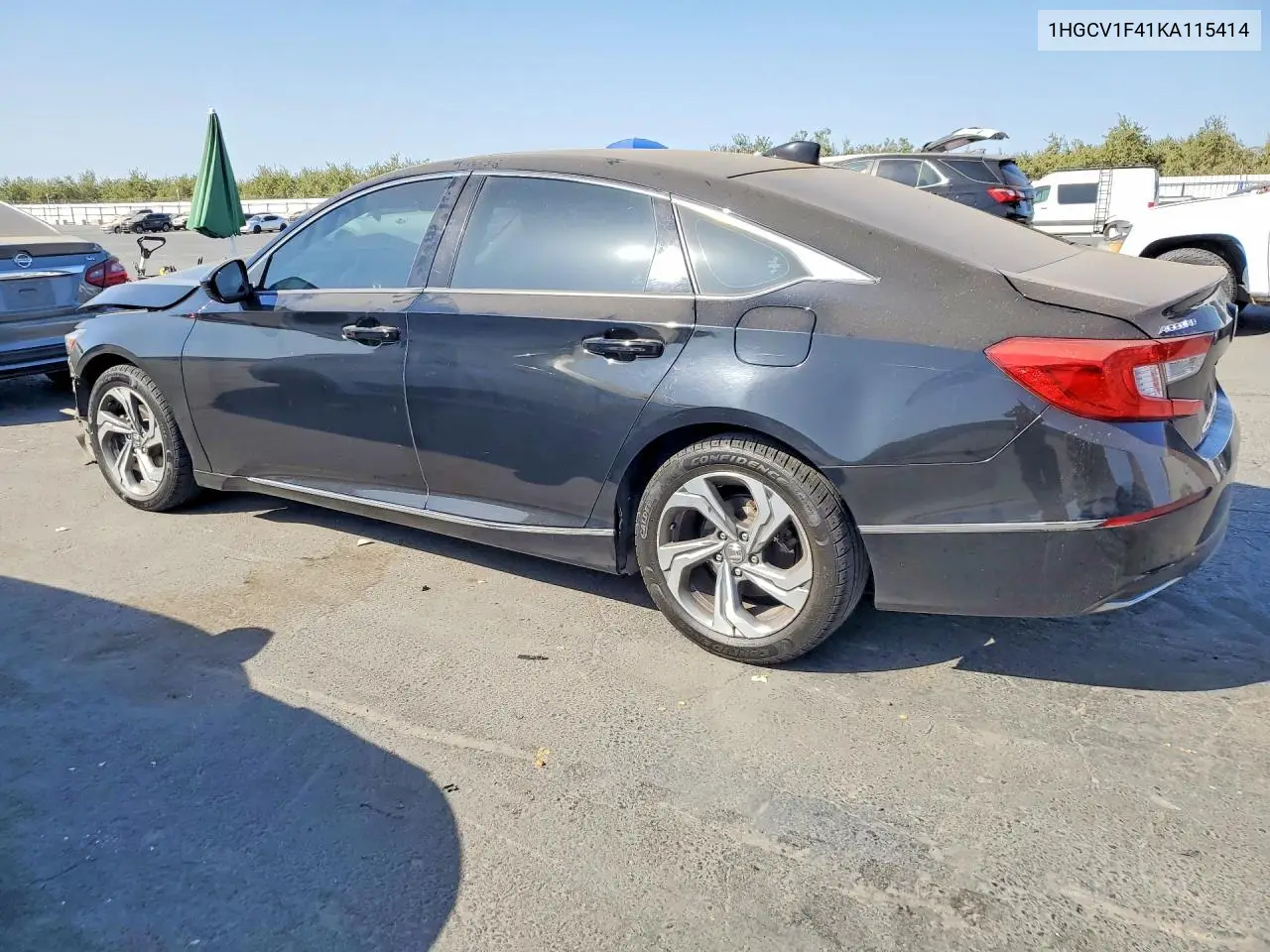 2019 HONDA ACCORD VIN 1HGCV1F41KA115414 — фото 3