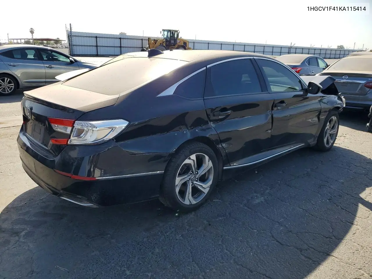 2019 HONDA ACCORD VIN 1HGCV1F41KA115414 — фото 4