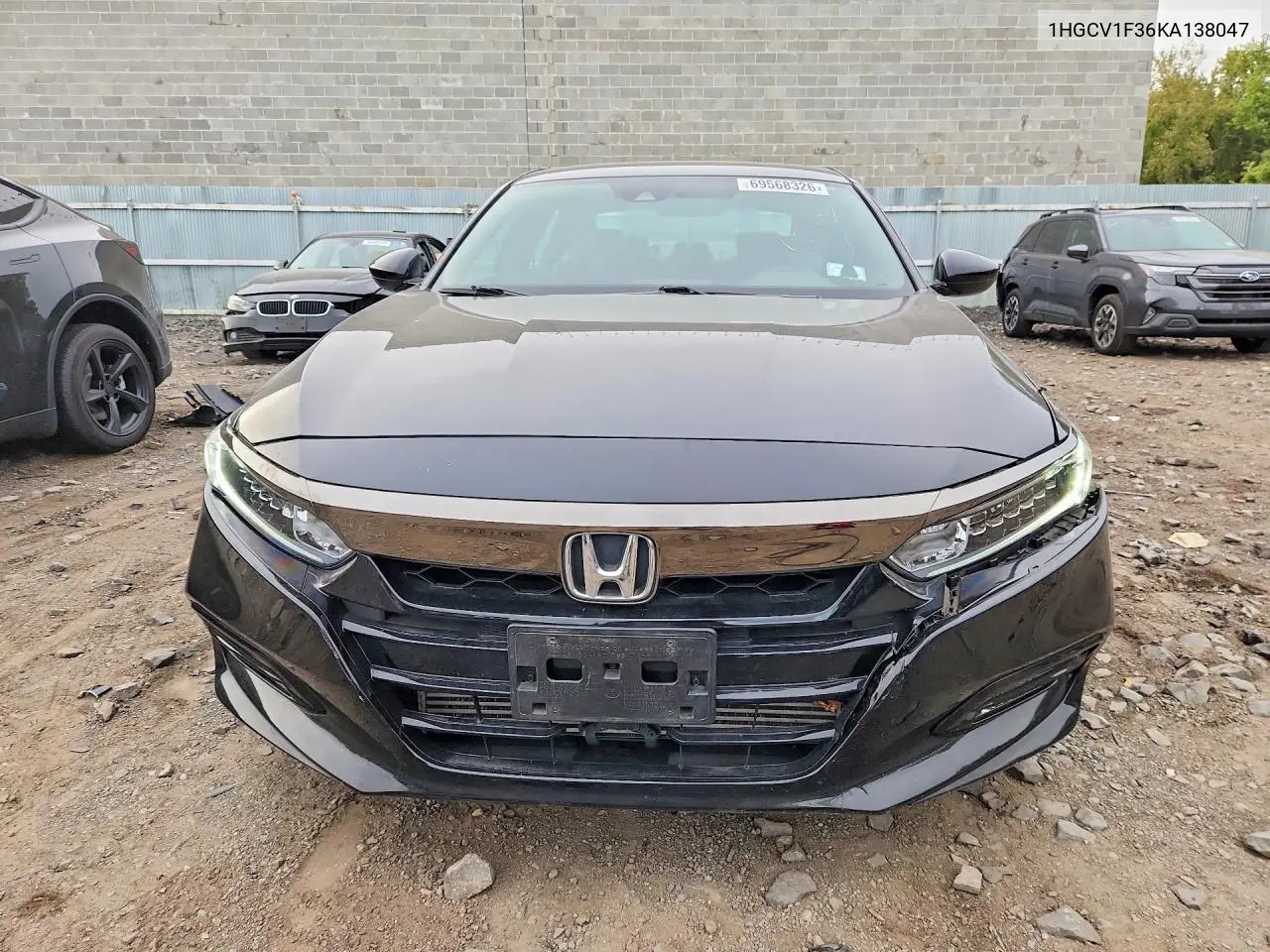 2019 HONDA ACCORD VIN 1HGCV1F36KA138047 — фото 5