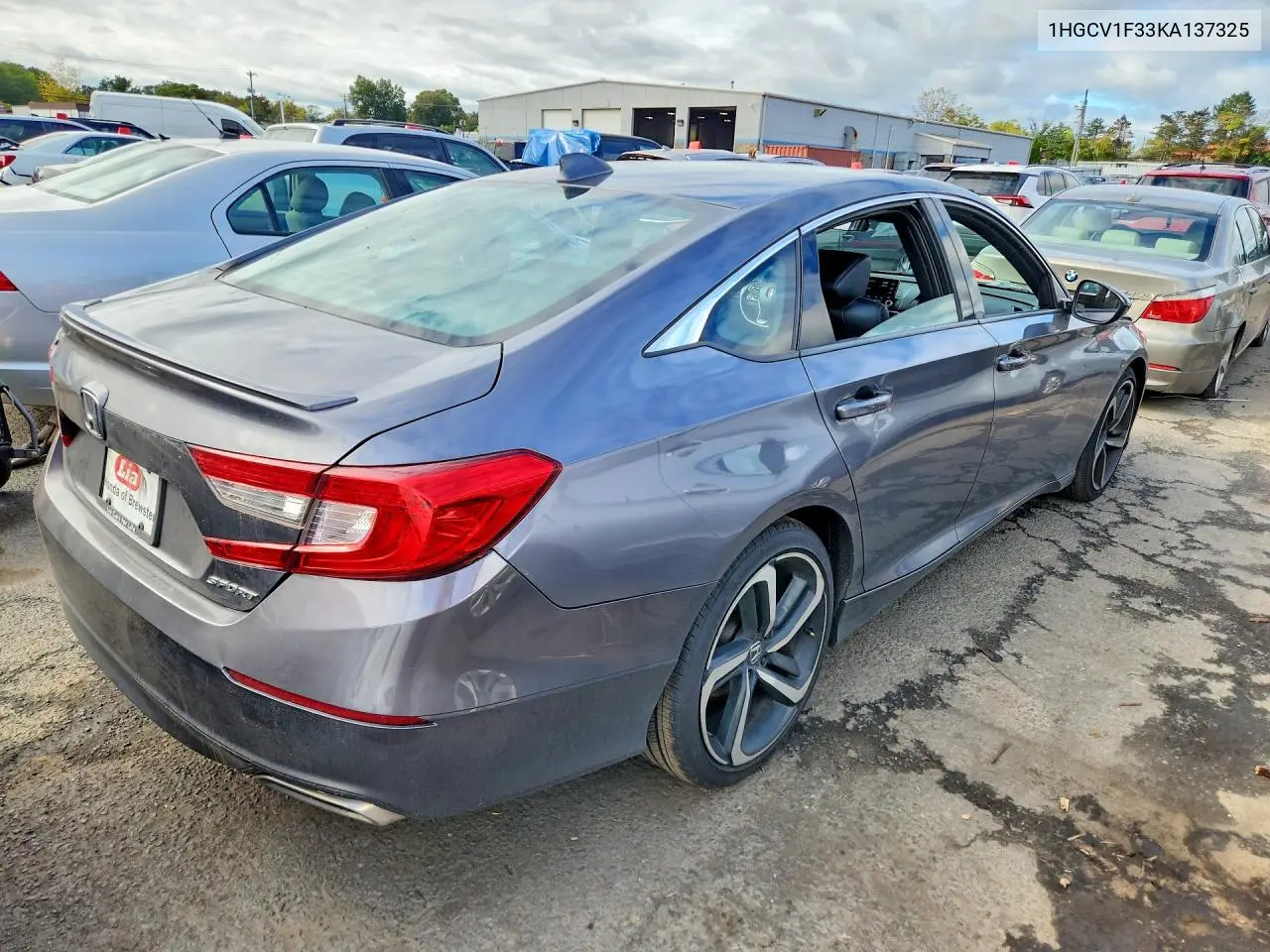 2019 HONDA ACCORD VIN 1HGCV1F33KA137325 — фото 3