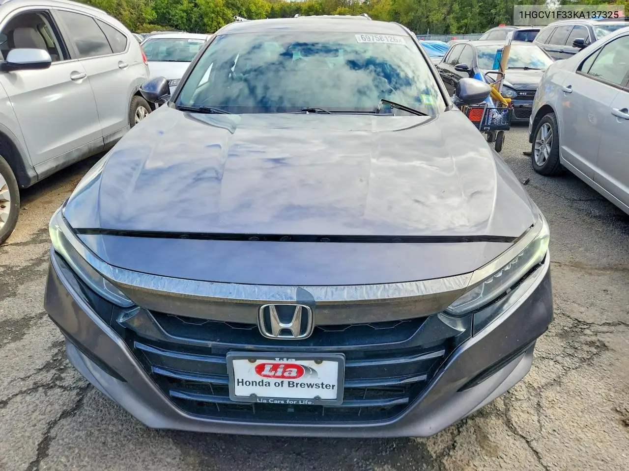 2019 HONDA ACCORD VIN 1HGCV1F33KA137325 — фото 5