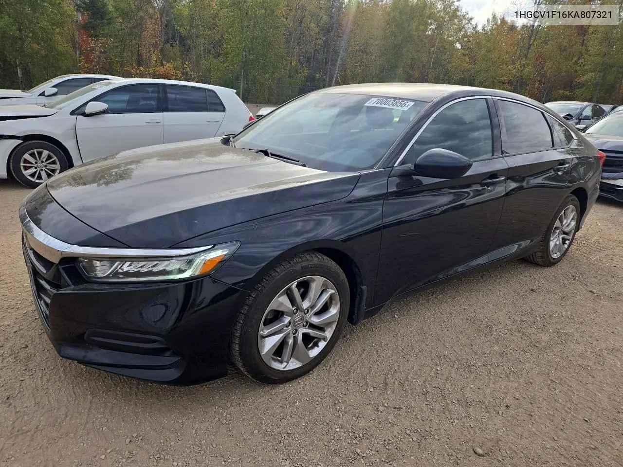 HONDA ACCORD 2019, VIN 1HGCV1F16KA807321