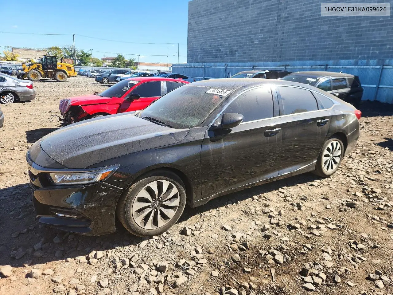 HONDA ACCORD 2019, VIN 1HGCV1F31KA099626