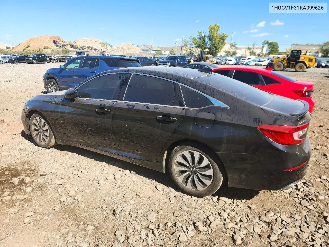 2019 HONDA ACCORD VIN 1HGCV1F31KA099626 — фото 2