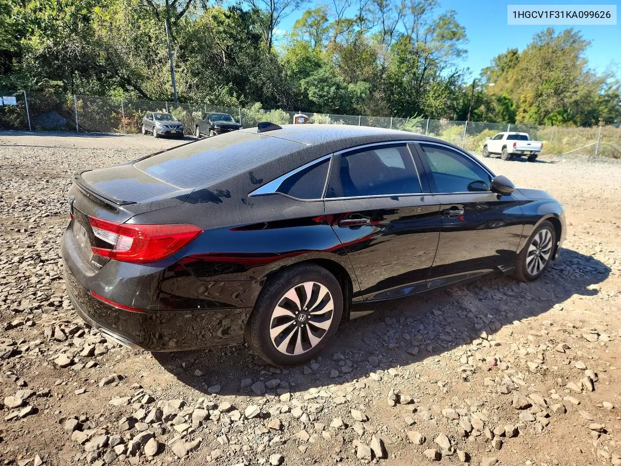 2019 HONDA ACCORD VIN 1HGCV1F31KA099626 — фото 3