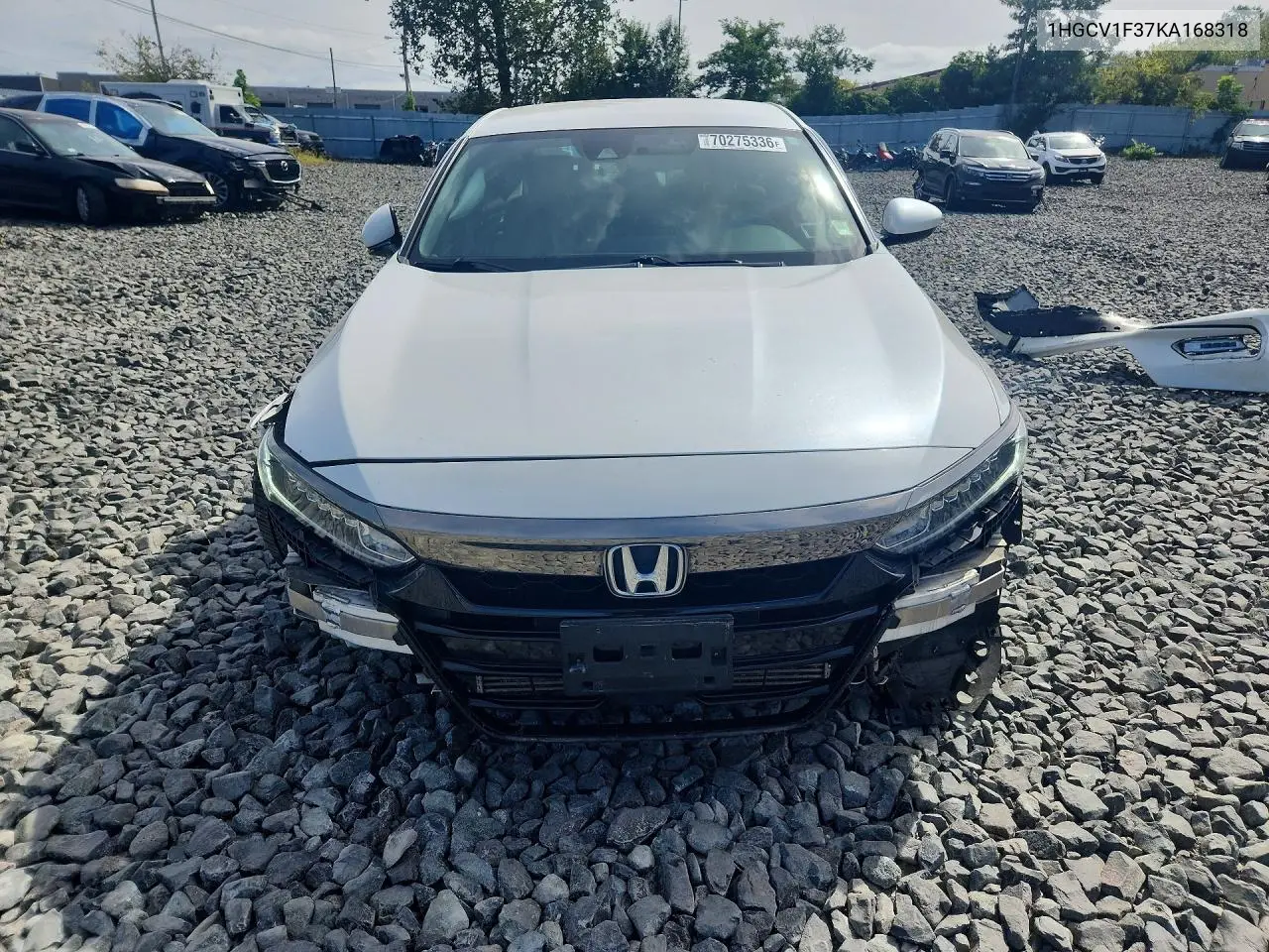 2019 HONDA ACCORD VIN 1HGCV1F37KA168318 — фото 5
