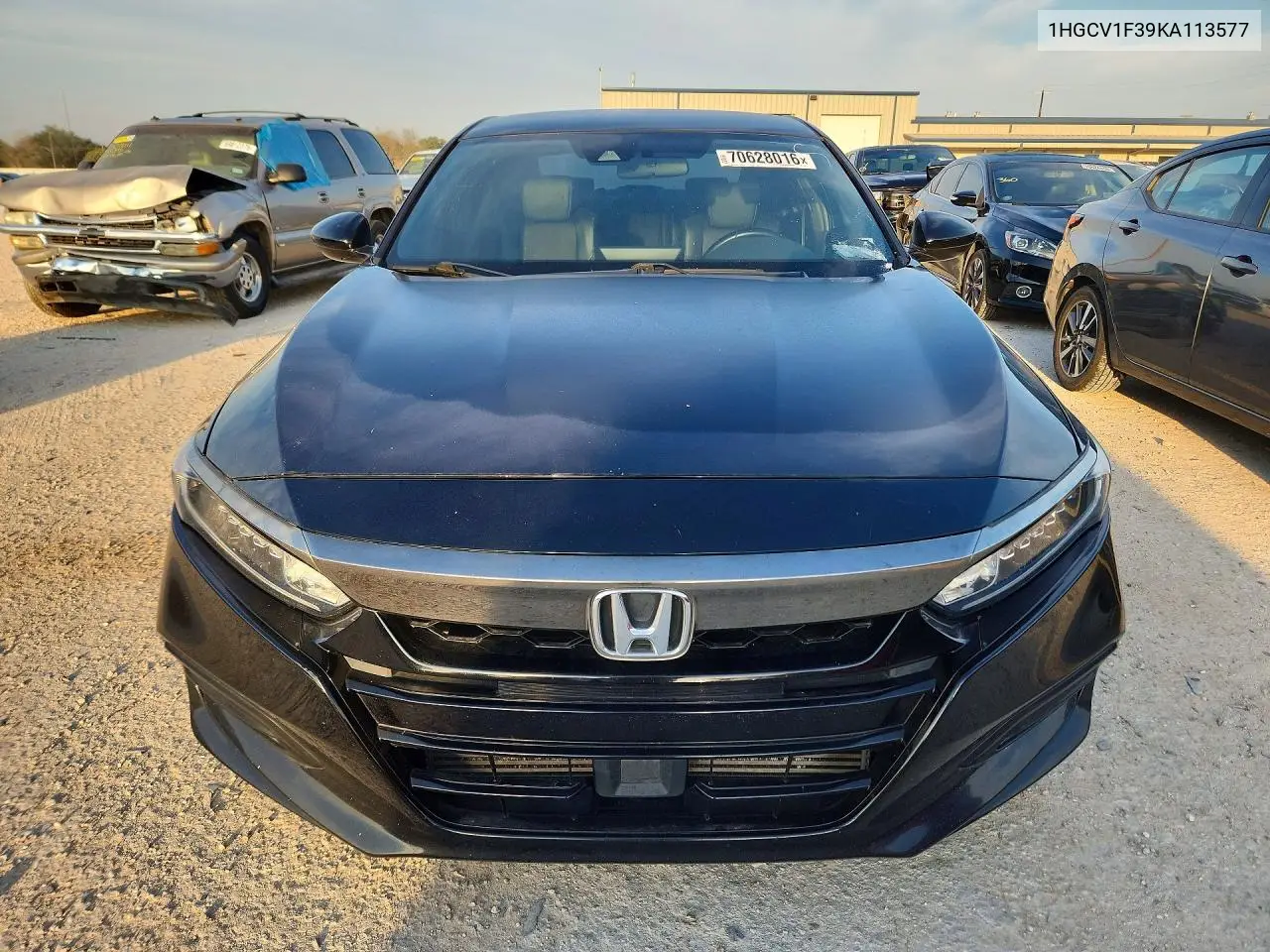 2019 HONDA ACCORD VIN 1HGCV1F39KA113577 — фото 5