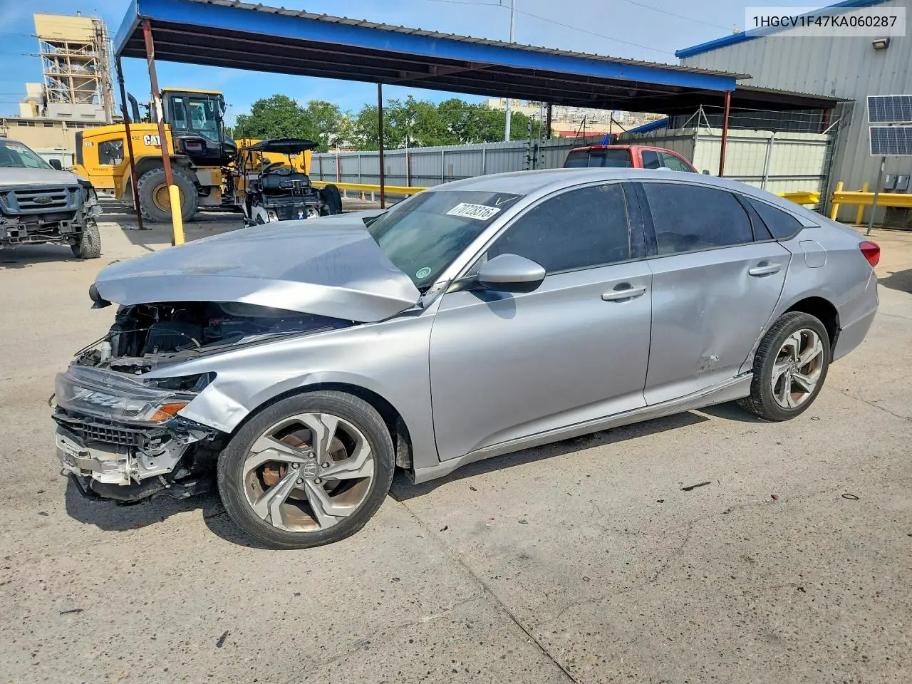 HONDA ACCORD 2019, VIN 1HGCV1F47KA060287