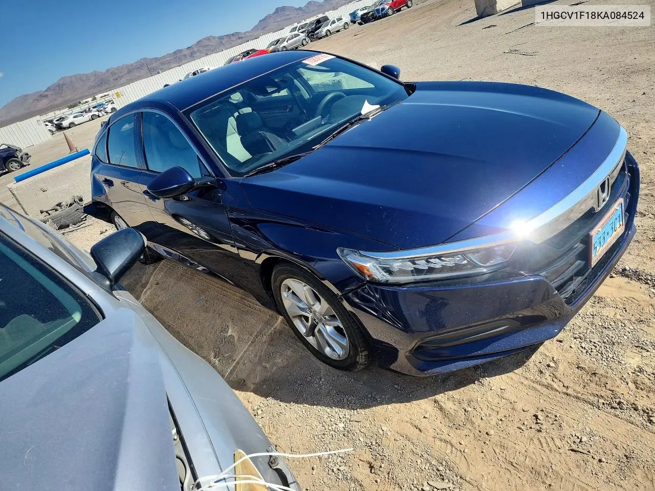 2019 HONDA ACCORD VIN 1HGCV1F18KA084524 — фото 4