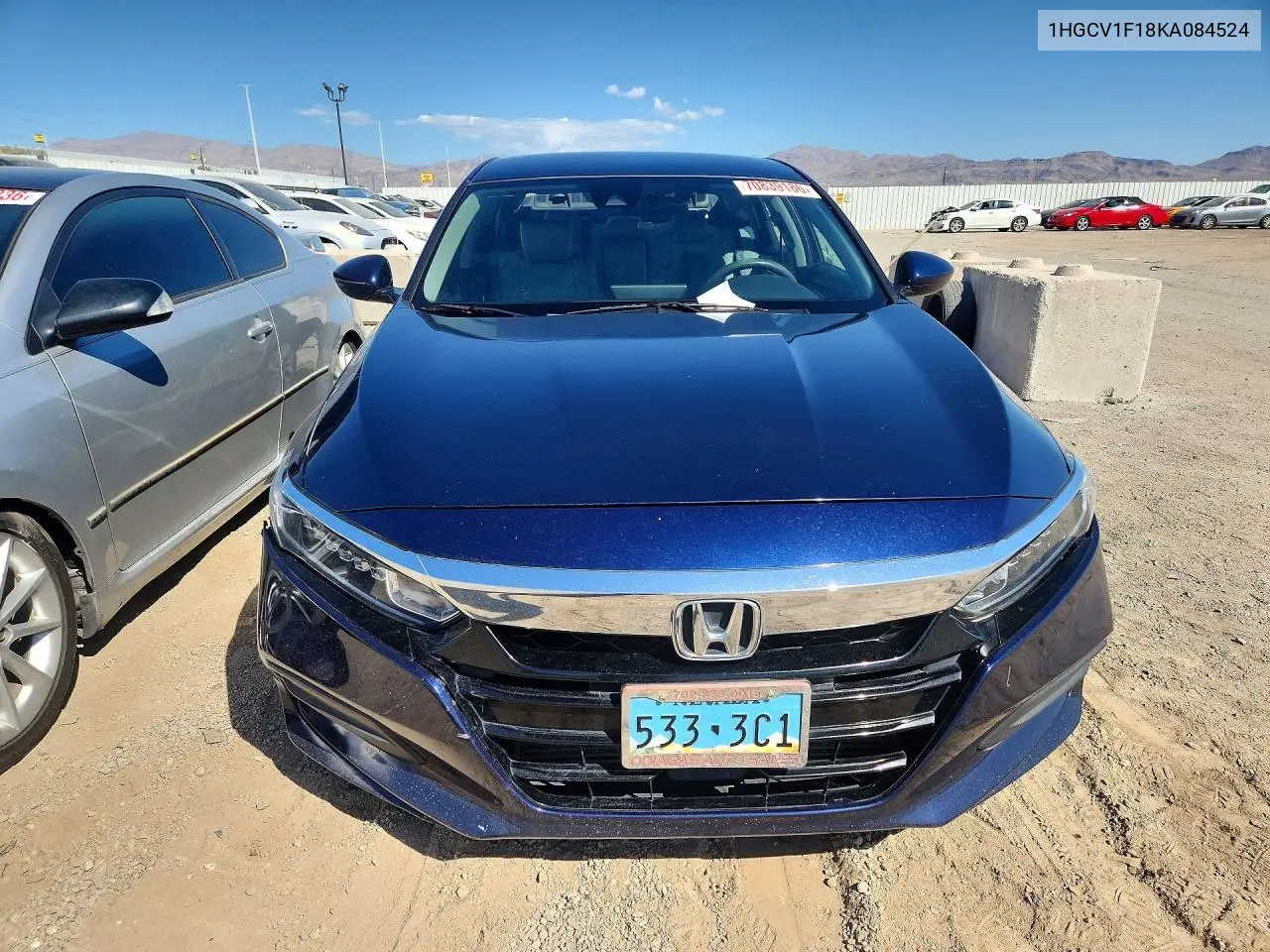 2019 HONDA ACCORD VIN 1HGCV1F18KA084524 — фото 5