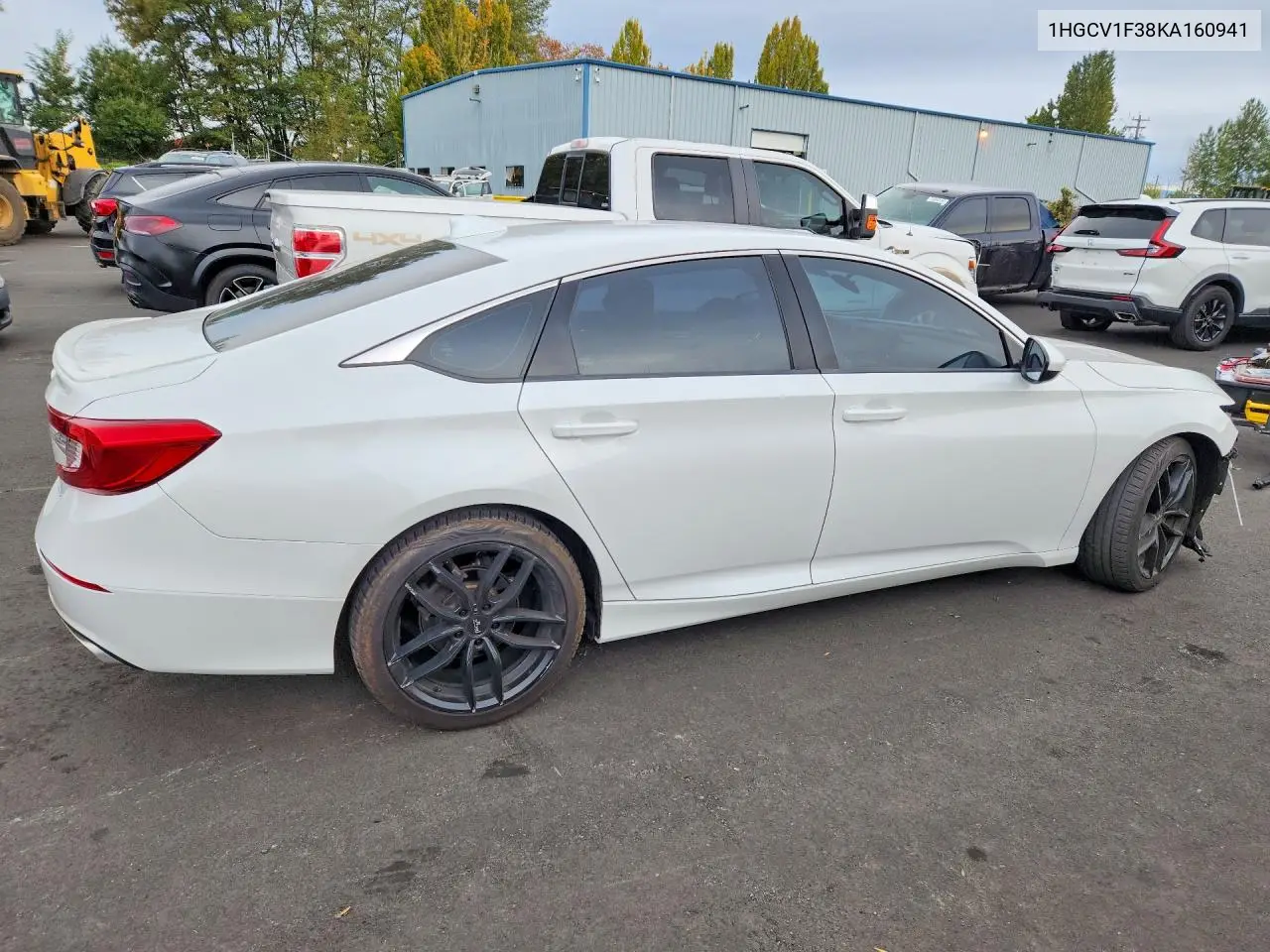 2019 HONDA ACCORD VIN 1HGCV1F38KA160941 — фото 3