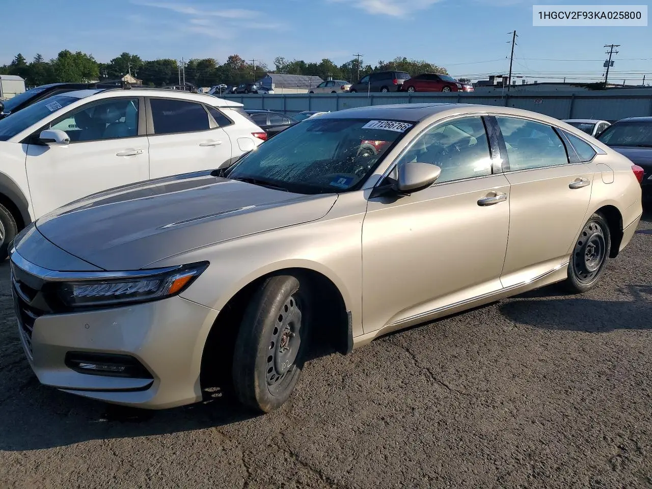 HONDA ACCORD 2019, VIN 1HGCV2F93KA025800