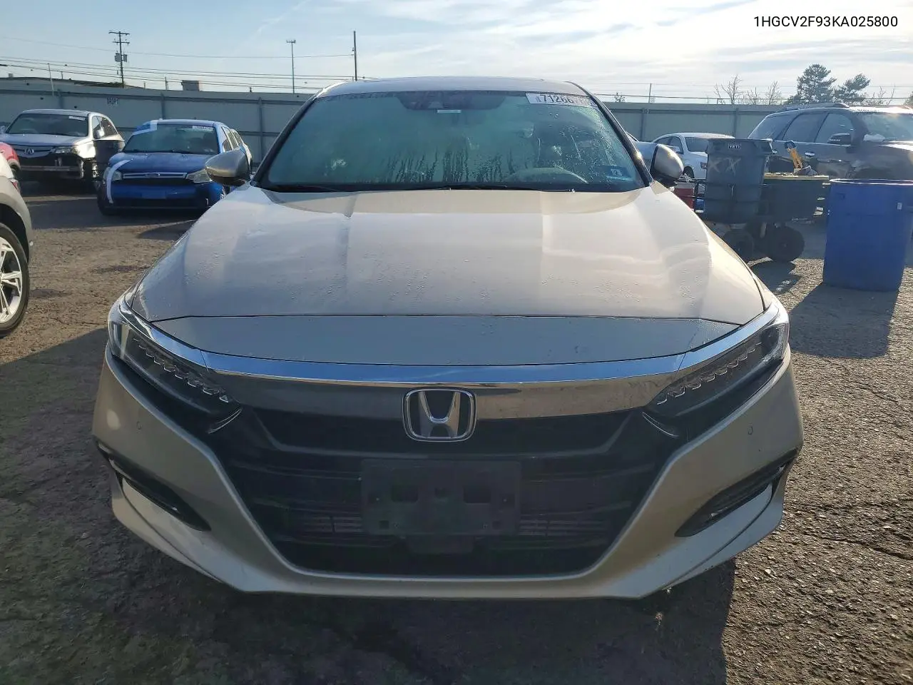 2019 HONDA ACCORD VIN 1HGCV2F93KA025800 — фото 5
