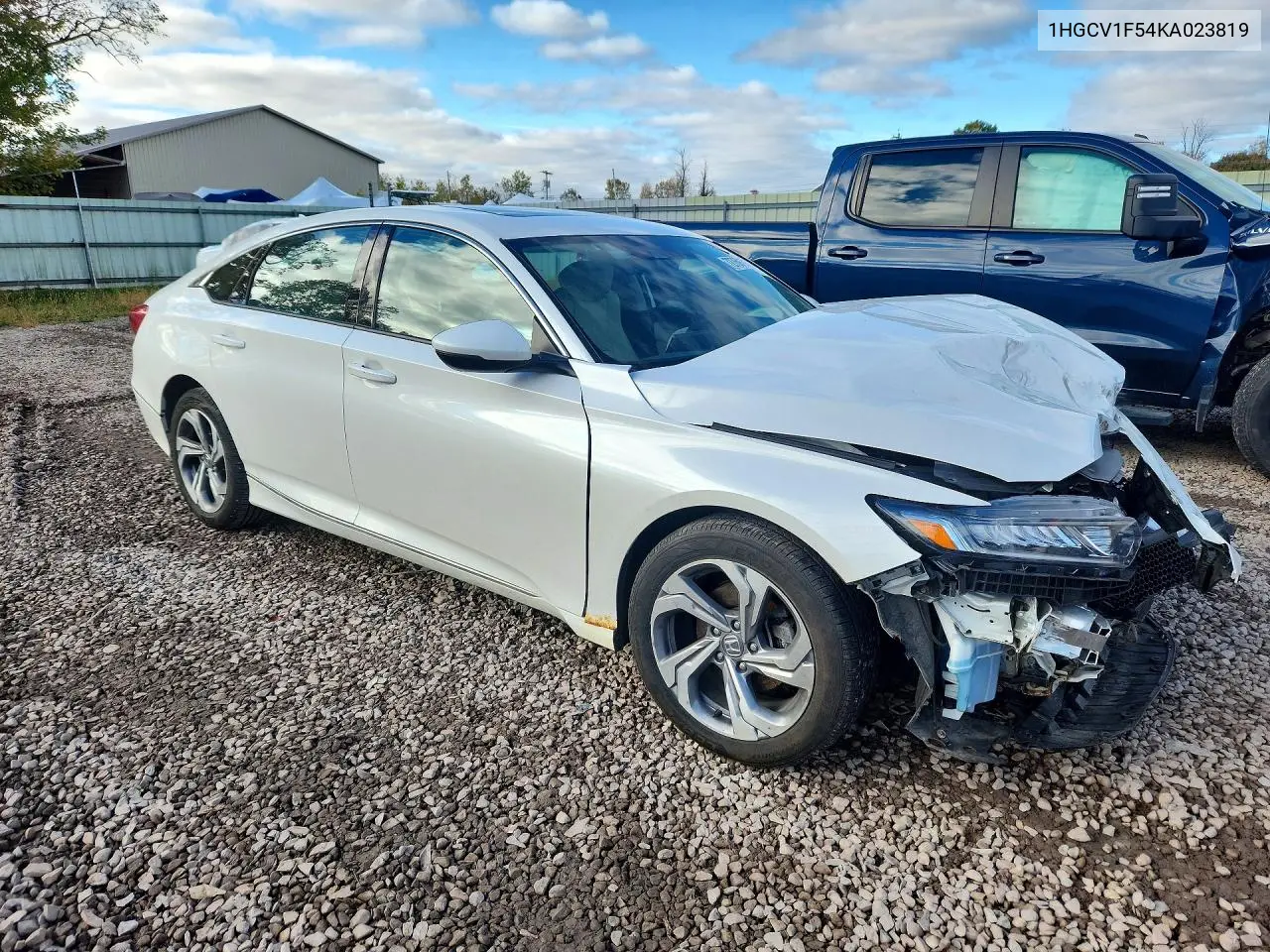 2019 HONDA ACCORD VIN 1HGCV1F54KA023819 — фото 4
