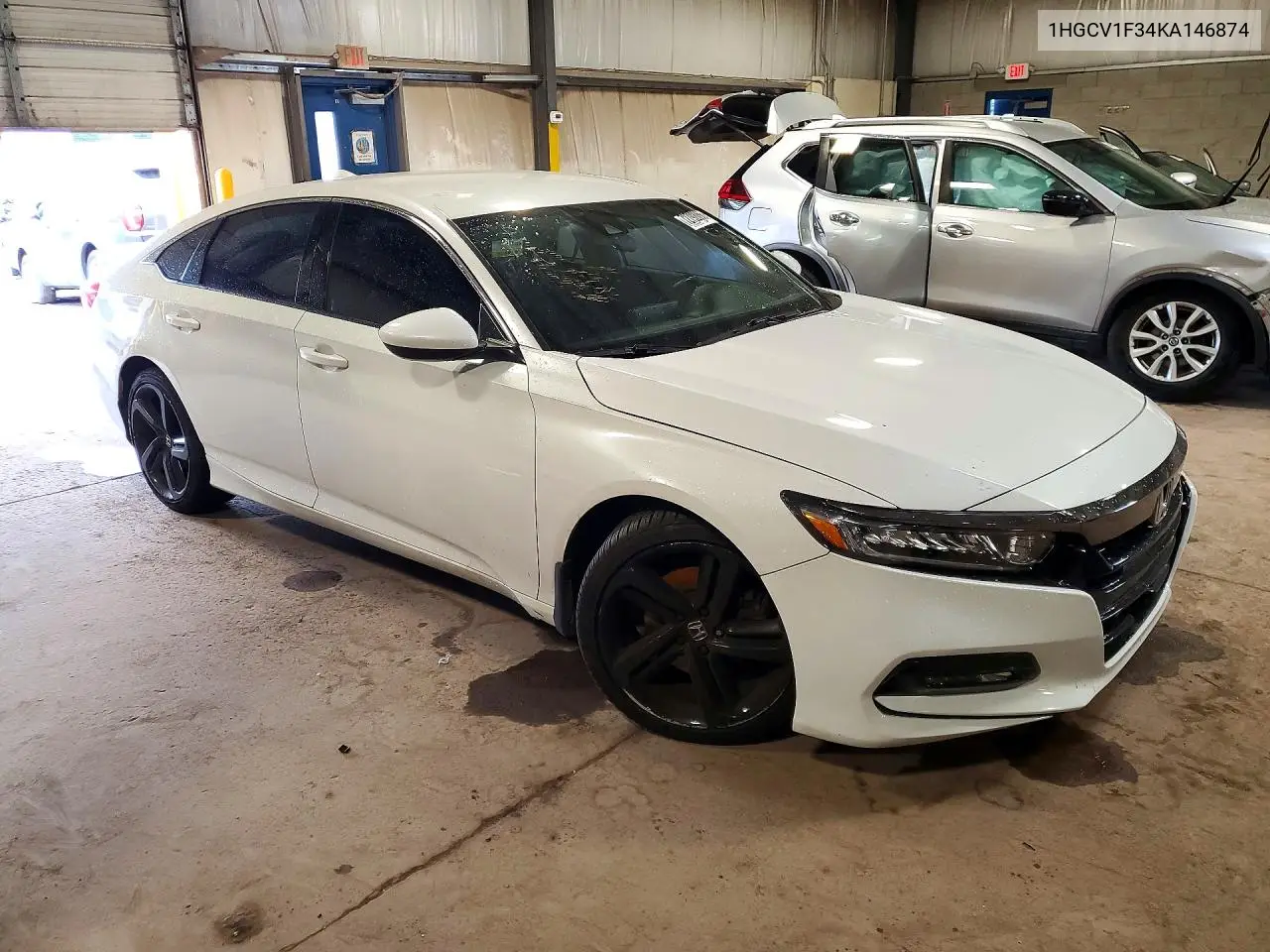 2019 HONDA ACCORD VIN 1HGCV1F34KA146874 — фото 4