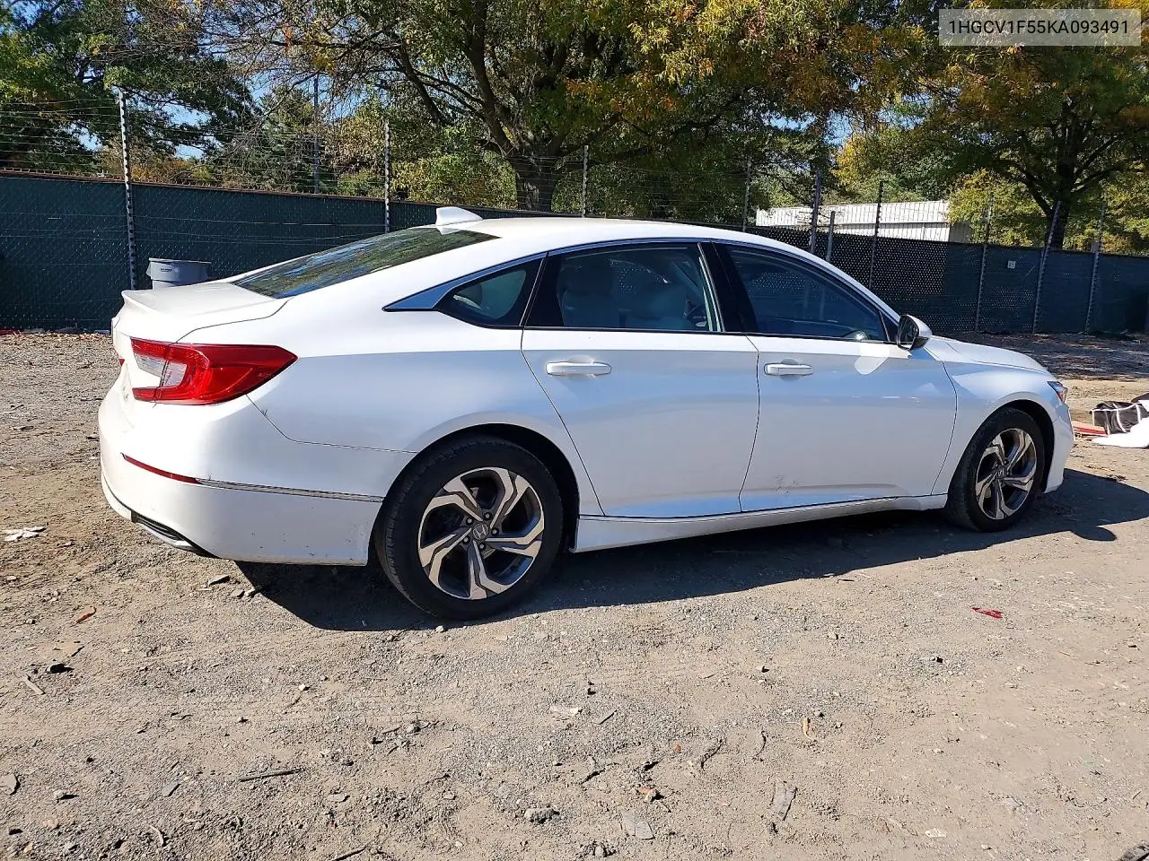2019 HONDA ACCORD VIN 1HGCV1F55KA093491 — фото 3