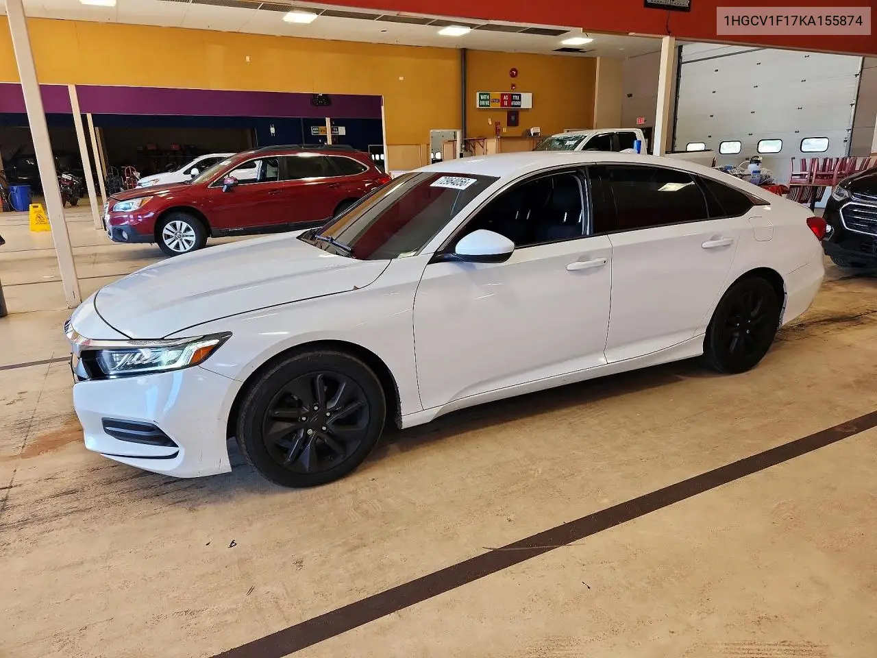HONDA ACCORD 2019, VIN 1HGCV1F17KA155874