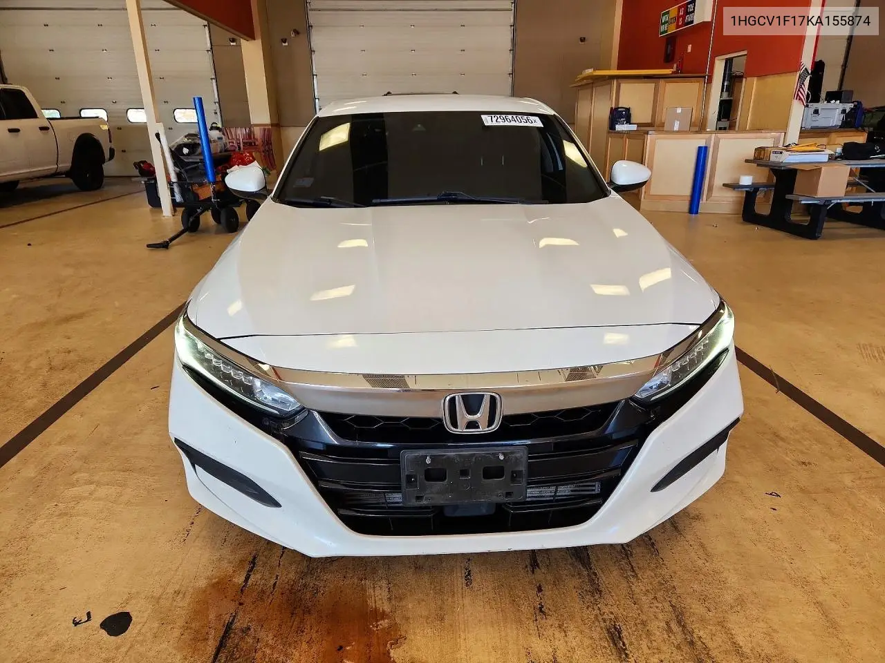 2019 HONDA ACCORD VIN 1HGCV1F17KA155874 — фото 5