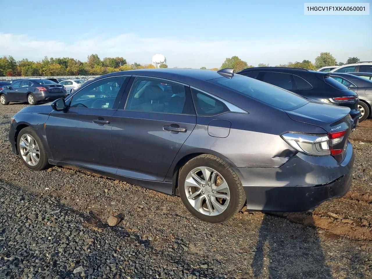 2019 HONDA ACCORD VIN 1HGCV1F1XKA060001 — фото 2